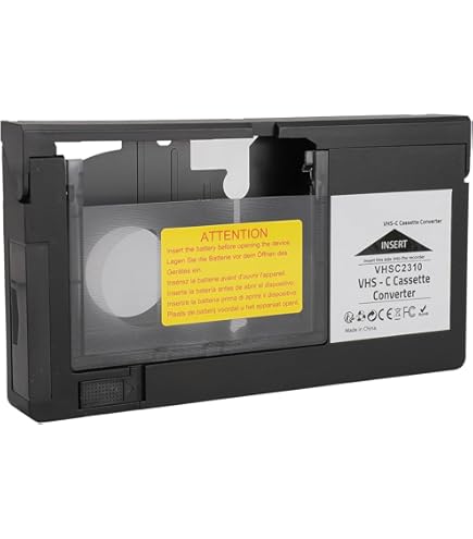 VHSカセットアダプター S-VHS Amazon.com: VCC Motorized VHS-C to VHS Cassette Adapter for